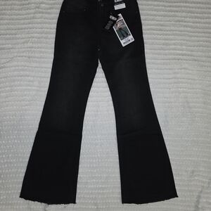 Rewash Lowrise Black Flare Jeans